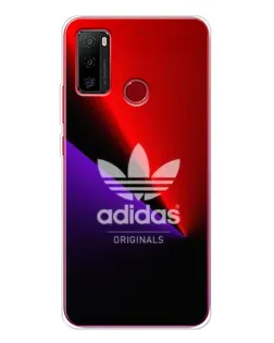 Чехол для Ulefone Note 10 с картинкой «Adidas Red Neon»
