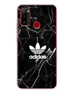 Чохол для Ulefone Note 10 з картинкою «Білий мармур Adidas»