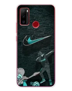 Чехол для Ulefone Note 10 с картинкой «Спортивный арт Nike»
