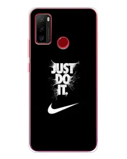 Чохол для Ulefone Note 10 з картинкою «Текстовий принт Nike»