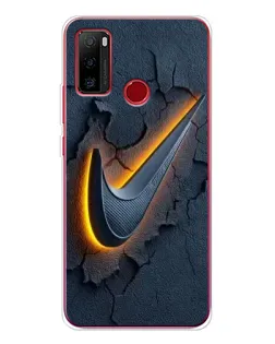 Чохол для Ulefone Note 10 з картинкою «Об'ємний логотип Найк»