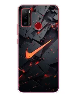 Чохол для Ulefone Note 10 з картинкою «Nike — ефект розломів»