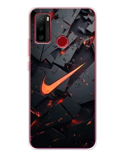 Чохол для Ulefone Note 10 з картинкою «Nike — ефект розломів»