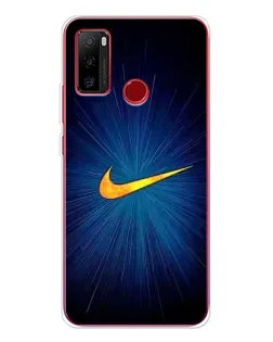 Чохол для Ulefone Note 10 з картинкою «Синій пульс Nike»