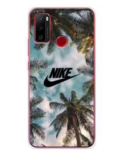 Чохол для Ulefone Note 10 з картинкою «Тропічний принт Nike»