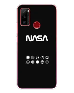 Чохол для Ulefone Note 10 з картинкою «NASA — технічний принт»