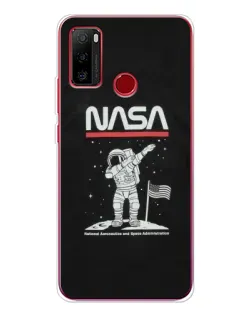Чохол для Ulefone Note 10 з картинкою «NASA — крокуємо по Місяцю»