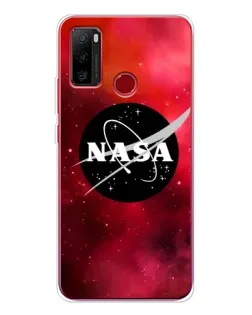 Чехол для Ulefone Note 10 с картинкой «NASA — красная туманность»