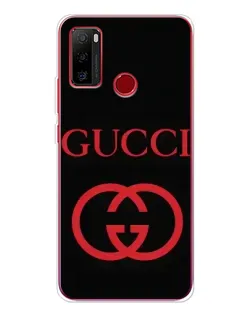 Чохол для Ulefone Note 10 з картинкою «Gucci — червоний логотип»