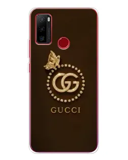 Чохол для Ulefone Note 10 з картинкою «Gucci — золотий метелик»