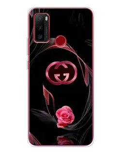 Чохол для Ulefone Note 10 з картинкою «Gucci — неонова троянда»
