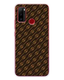 Чохол для Ulefone Note 10 з картинкою «Gucci — золоті діагоналі»