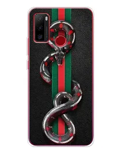 Чохол для Ulefone Note 10 з картинкою «Gucci — змія на смузі»