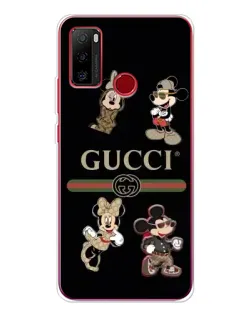 Чохол для Ulefone Note 10 з картинкою «Gucci — герої Disney та монограма»