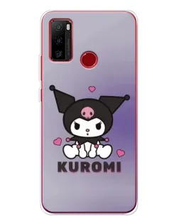 Чехол для Ulefone Note 10 с картинкой «Kuromi — фиолетовый арт»