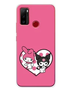 Чехол для Ulefone Note 10 с картинкой «Kuromi и My Melody»