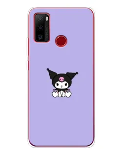 Чехол для Ulefone Note 10 с картинкой «Kuromi — фиолетовый минимализм»