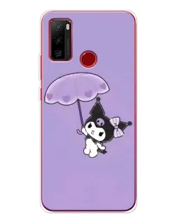 Чехол для Ulefone Note 10 с картинкой «Kuromi с зонтиком»