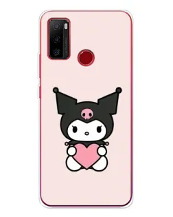Чехол для Ulefone Note 10 с картинкой «Kuromi и сердце»