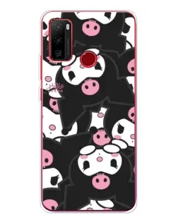 Чехол для Ulefone Note 10 с картинкой «Kuromi с сердечком»
