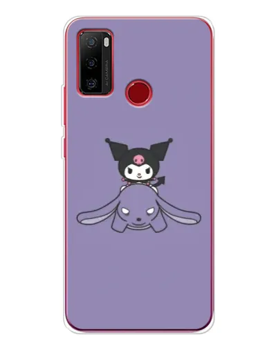 Чехол для Ulefone Note 10 с картинкой «Kuromi на лиловом фоне» Чехол для Ulefone Note 10 с картинкой «Kuromi на лиловом фоне»