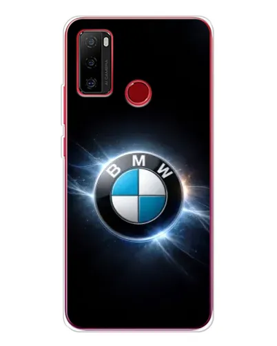 Чохол для Ulefone Note 10 з картинкою «BMW — неонове сяйво»