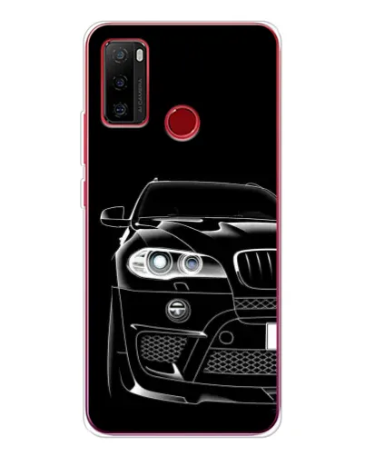 Чохол для Ulefone Note 10 з картинкою «Темний силует BMW»