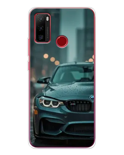 Чохол для Ulefone Note 10 з картинкою «BMW у вогнях міста»