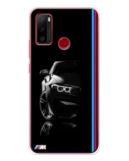 Чохол для Ulefone Note 10 з картинкою «Силует BMW в темряві»