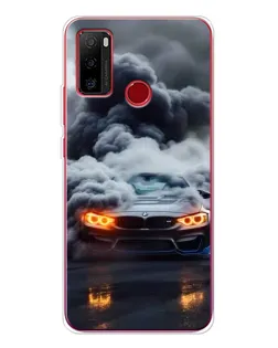 Чохол для Ulefone Note 10 з картинкою «BMW у диму»