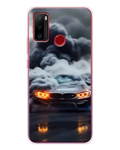 Чохол для Ulefone Note 10 з картинкою «BMW у диму»