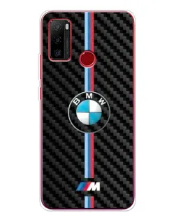 Чохол для Ulefone Note 10 з картинкою «Емблема BMW та карбон»