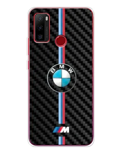 Чохол для Ulefone Note 10 з картинкою «Емблема BMW та карбон»