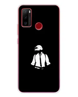Чехол для Ulefone Note 10 с картинкой «PUBG — белый шлем»