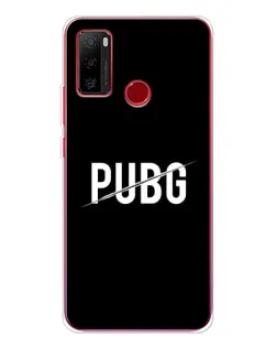 Чехол для Ulefone Note 10 с картинкой «PUBG — белый логотип»