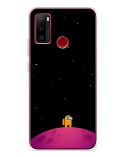 Чехол для Ulefone Note 10 с картинкой «Одинокий герой на планете»