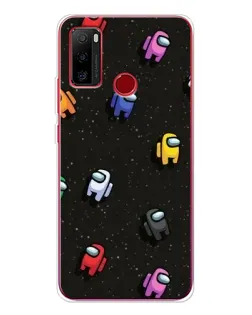 Чехол для Ulefone Note 10 с картинкой «Космический паттерн Among Us»