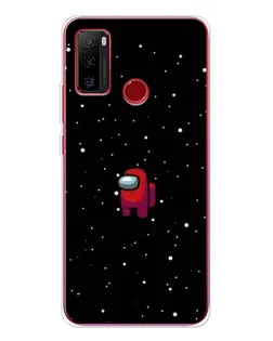 Чехол для Ulefone Note 10 с картинкой «Красный Among Us»