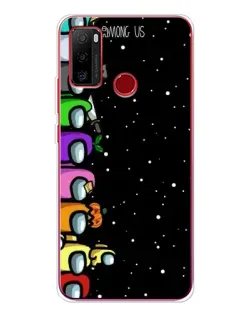 Чехол для Ulefone Note 10 с картинкой «Команда Among Us»