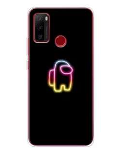 Чехол для Ulefone Note 10 с картинкой «Among Us градиент»