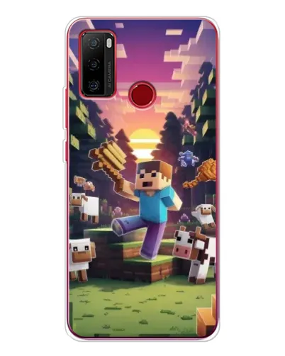Чехол для Ulefone Note 10 с картинкой «Стив на ферме» Чехол для Ulefone Note 10 с картинкой «Стив на ферме»