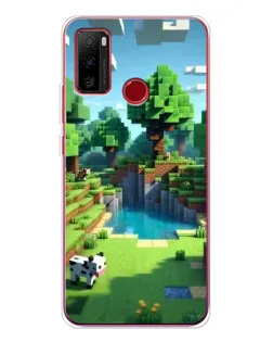 Чехол для Ulefone Note 10 с картинкой «Minecraft летний день»