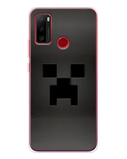Чехол для Ulefone Note 10 с картинкой «Черный крипер градиент»