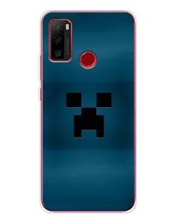 Чехол для Ulefone Note 10 с картинкой «Крипер текстура»