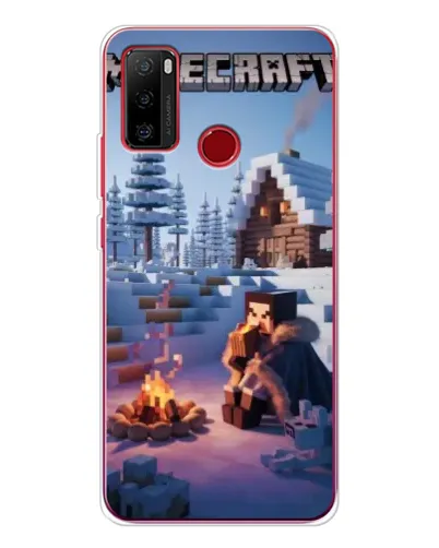 Чехол для Ulefone Note 10 с картинкой «Зимний Minecraft» Чехол для Ulefone Note 10 с картинкой «Зимний Minecraft»