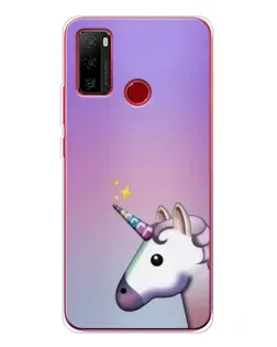 Чехол для Ulefone Note 10 с картинкой «Единорог градиент»