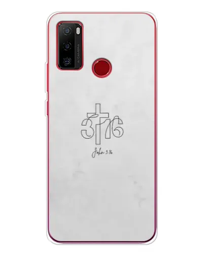 Чехол для Ulefone Note 10 с картинкой «Иоанна 3:16 Крест»