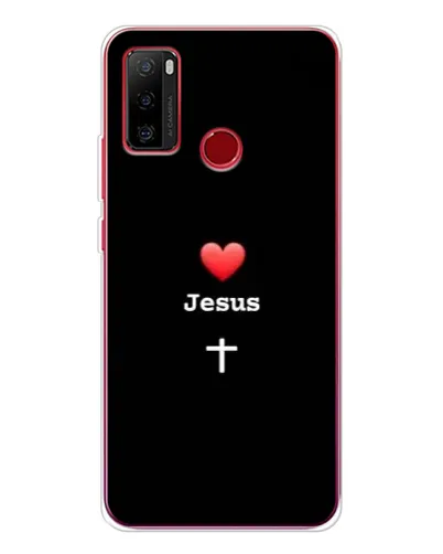 Чехол для Ulefone Note 10 с картинкой «Сердце - Jesus»