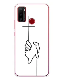 Чехол для Ulefone Note 10 с картинкой «Рука держит»