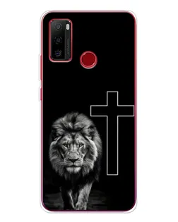 Чехол для Ulefone Note 10 с картинкой «Лев и Крест»